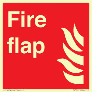 Fire flap